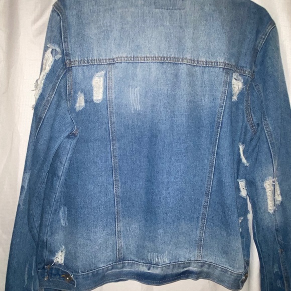 Ripped Jean Jacket - Picture 3 of 4